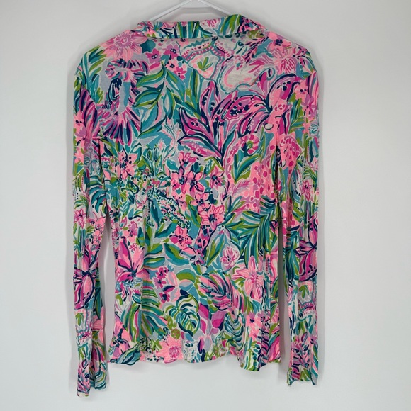 Lilly Pulitzer PJ Knit Button Up Top Lillys Favorite Things - Picture 2 of 3